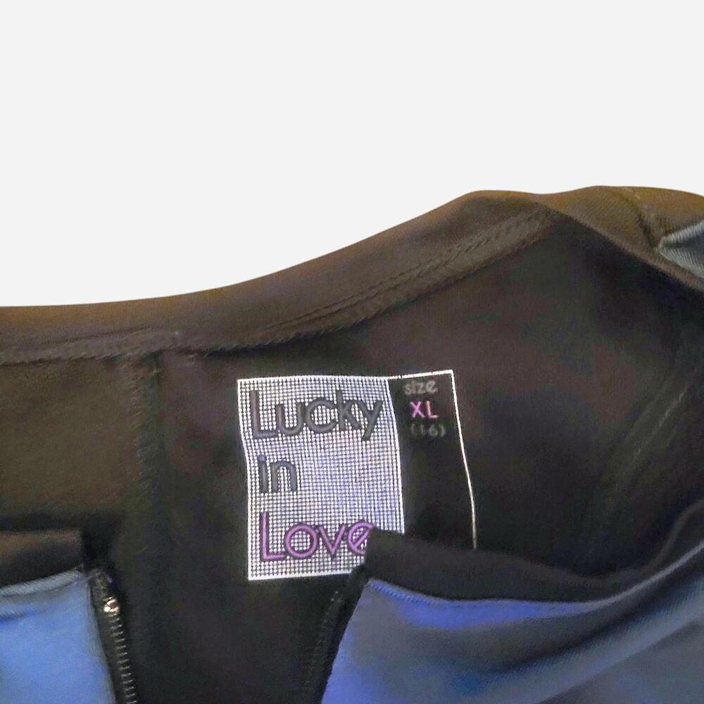 Athletic workout top bundle- Lucky in Love blue long sleeve and pink long sleeve - Picture 3 of 7
